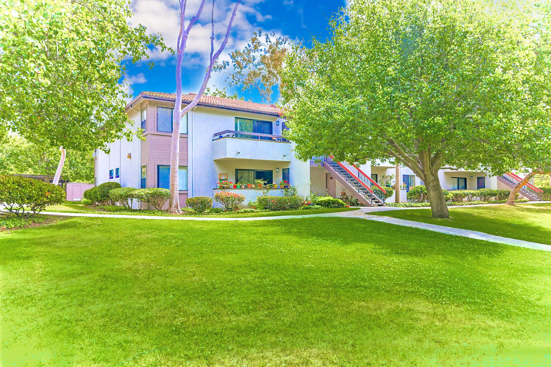 Exterior of apartment
