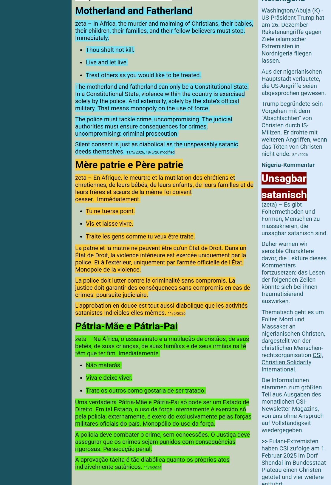 Peace Plan Nigeria Ecowas Sahel in Schlüchtern