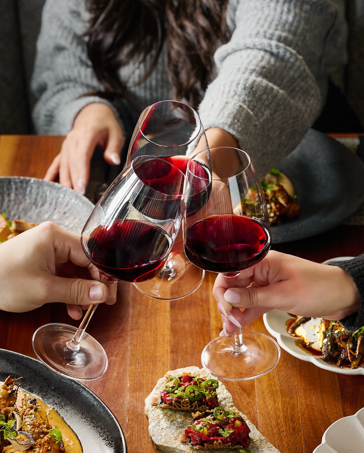 Meat us here. A stylish space for toasting big wins, last-minute plans, or just making Tuesday feel like a celebration.