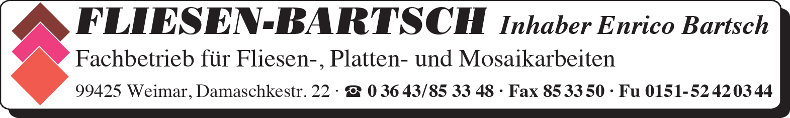Logo Enrico Bartsch Fliesenleger