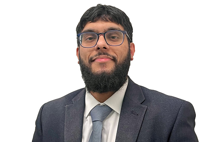 Akieb Hussain, Optician Director in our Dorchester store