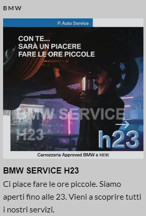 Images P. Auto Service Officina e Carrozzeria Autorizzata Bmw e Mini