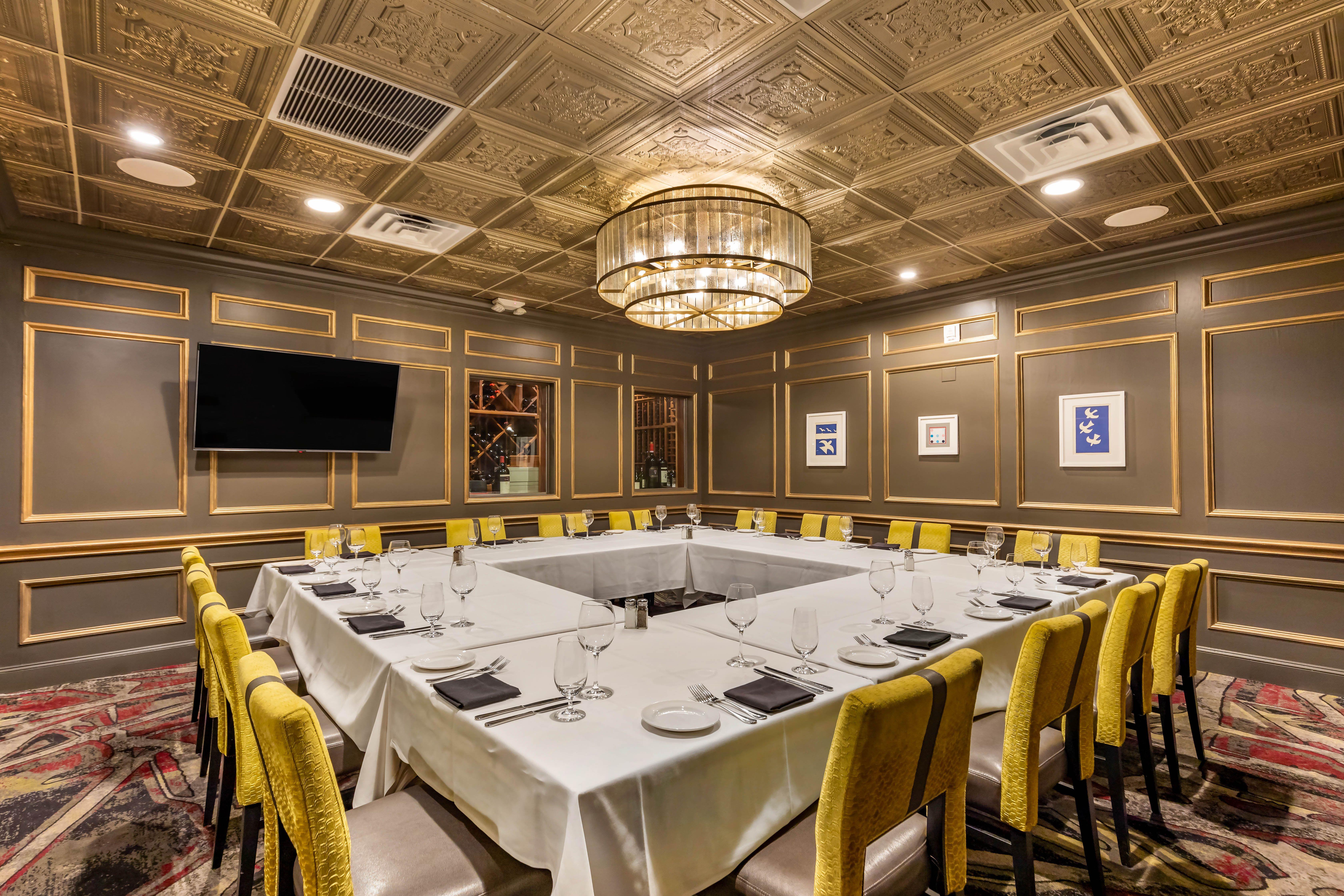 Del Frisco's Double Eagle Steakhouse Las Vegas The Vesper Room private dining room