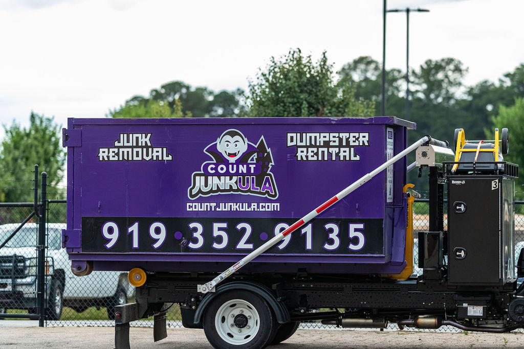 Count Junkula of Raleigh dumpster