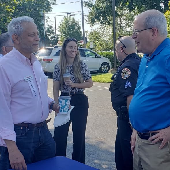 Great turnout for our chamber Coffee with K-9