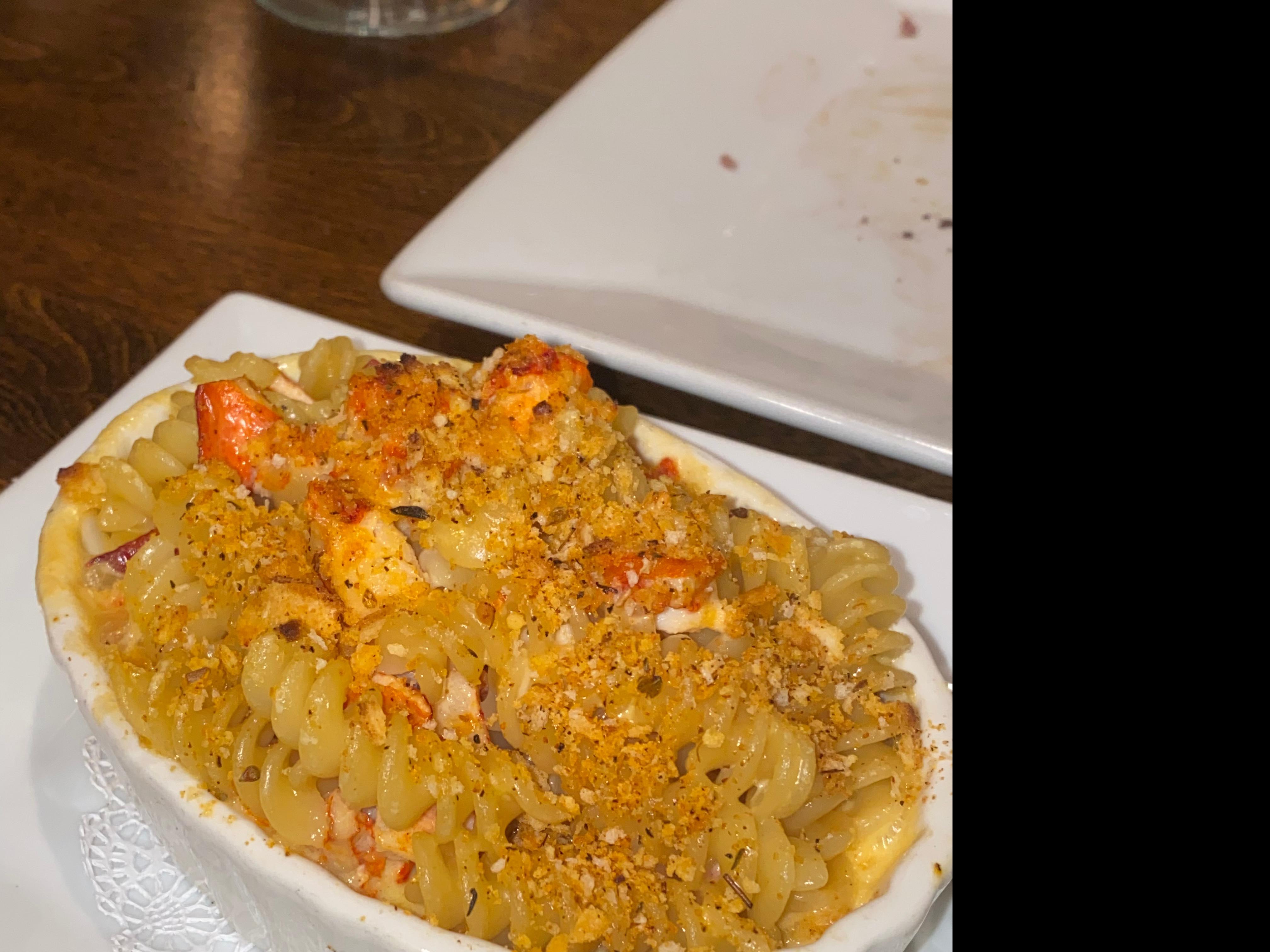 Lobster Mac and Cheese At Char Steakhouse and Bar In Mahopac