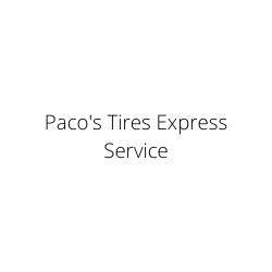 Paco's Tires Express Service Logo