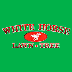 White Horse Lawn and Tree Logo