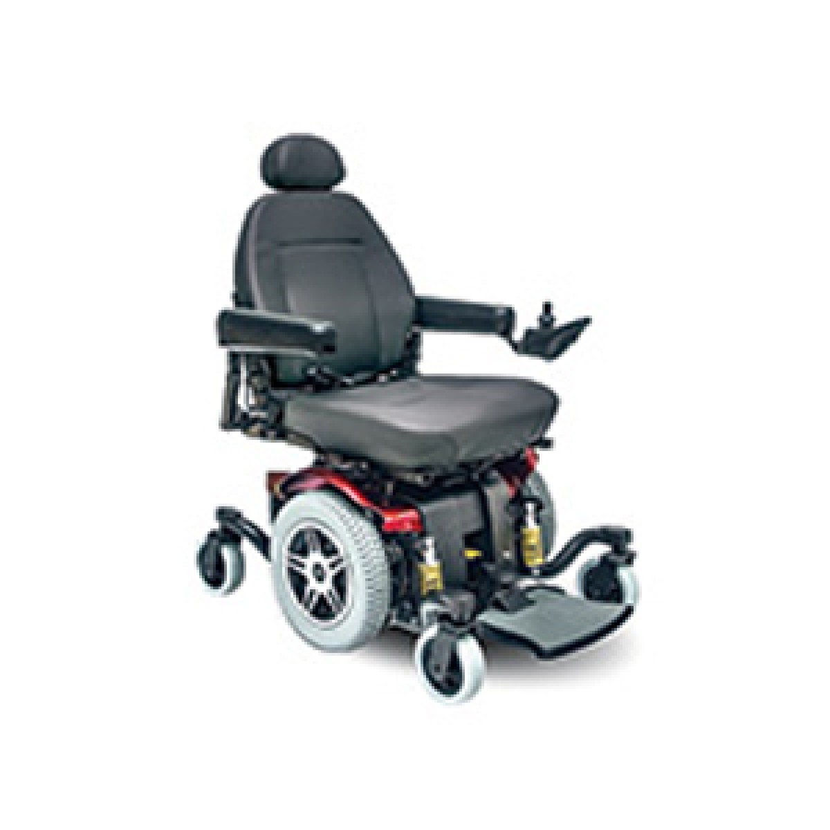 Jazzy® 614 HD-------
The Jazzy® 614 HD delivers outstanding performance and superb maneuverability in a powerful, stylish package. Enhanced in-line motors, advanced ATX suspension and upgraded electronics make the 614 HD an innovative and exceptional overall value.