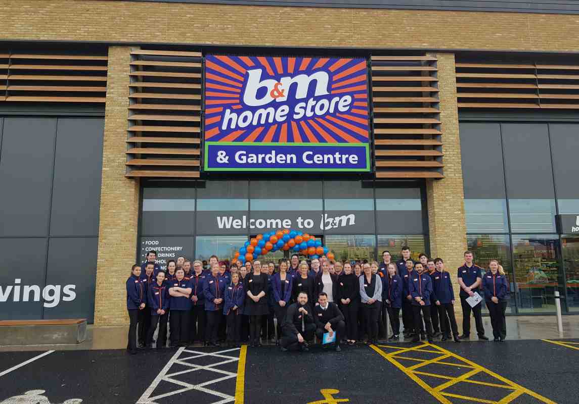 B&M's newest store team at Canvey Island Retail Park are excited to open their doors for their very first customers.