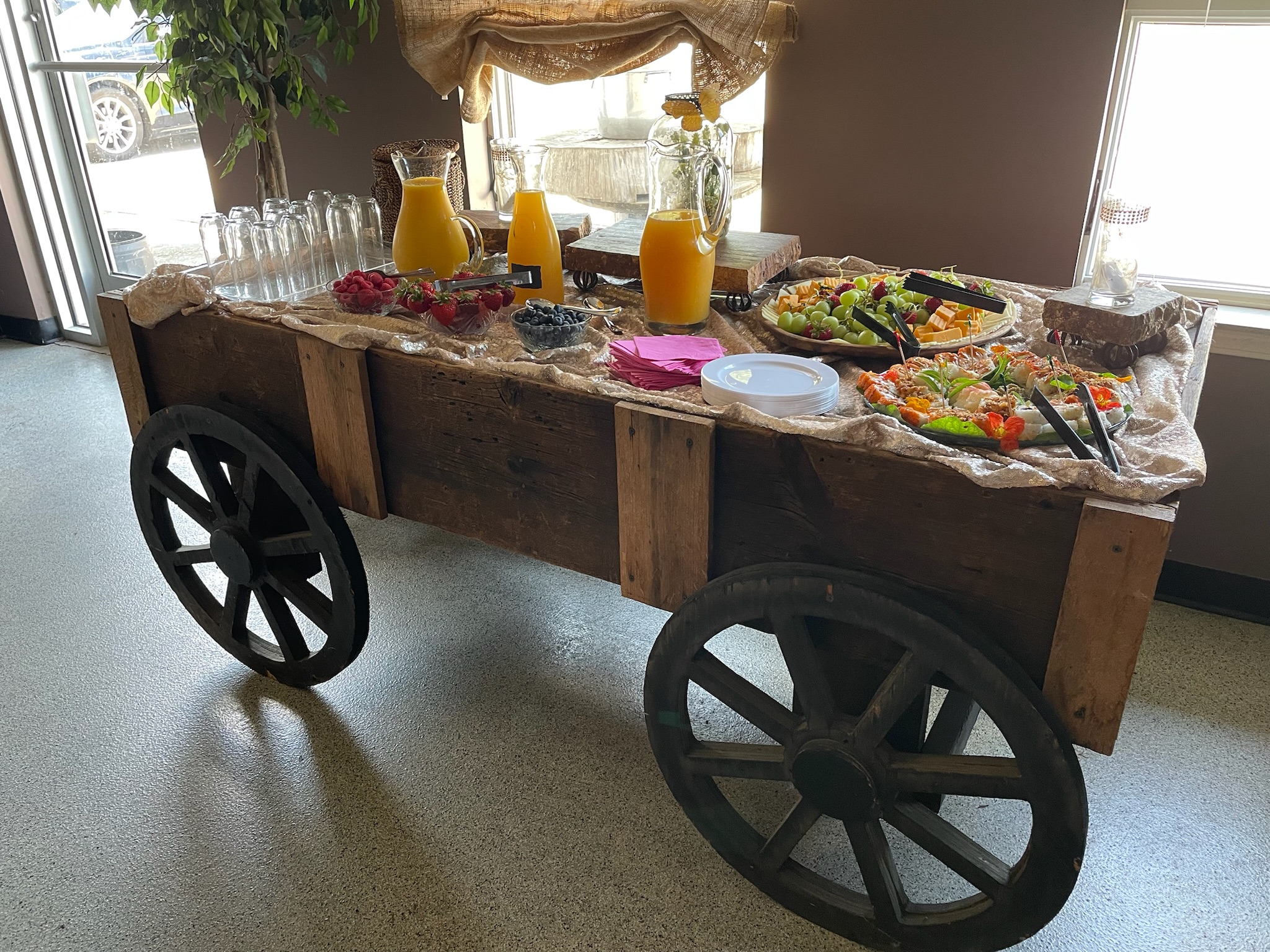 Mimosa Bar in Bridal Suite