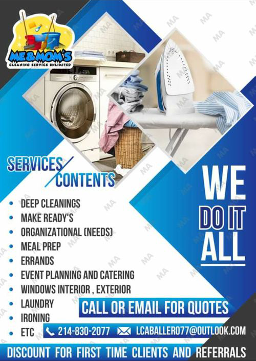 Images Me and Mom's Cleaning Services Unlimited