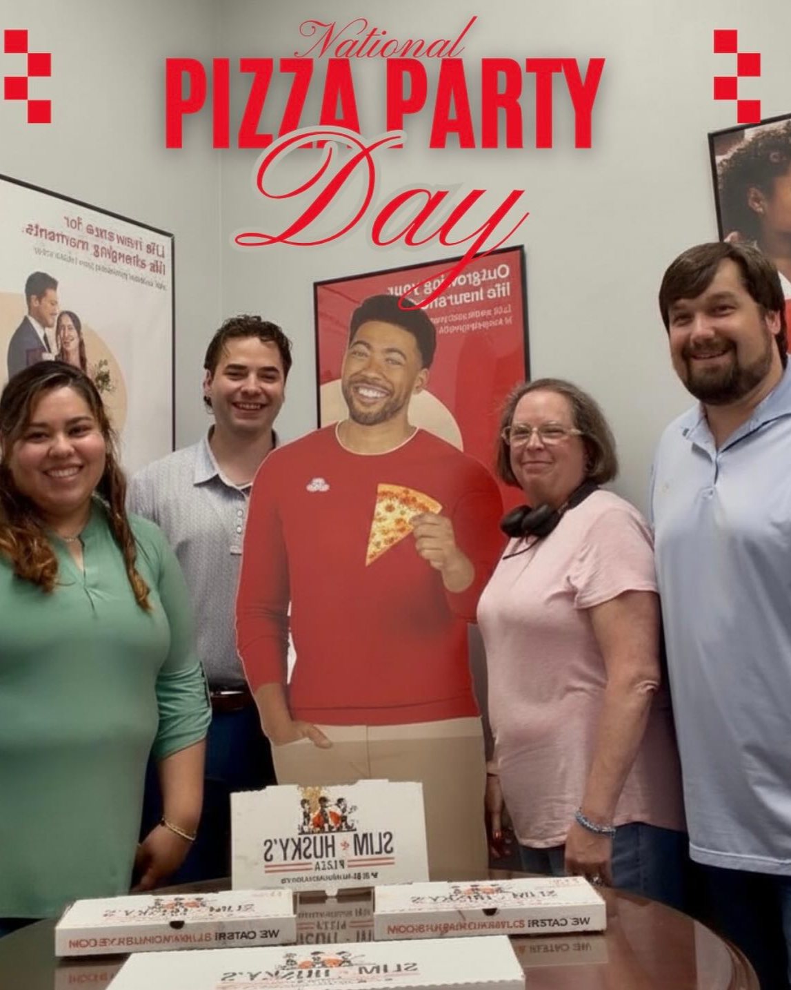 Nothing brings a team together quite like pizza!