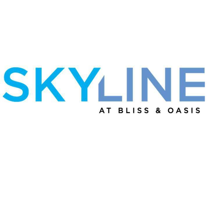 Skyline at Bliss & Oasis Logo