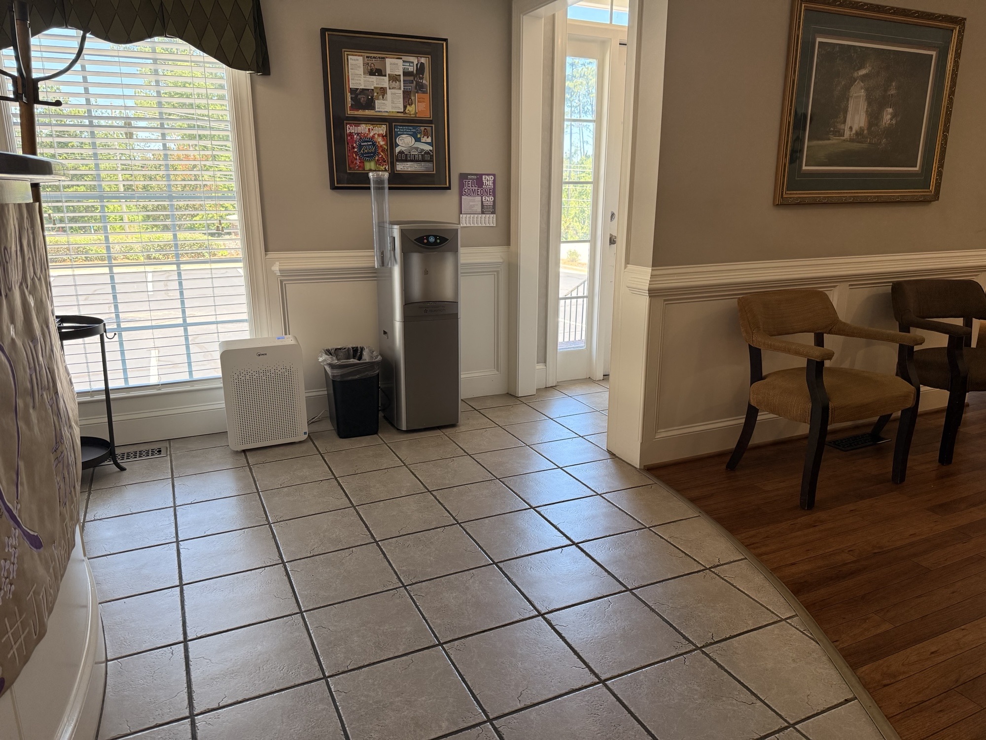 Waiting area, Belair Dental Associates. 