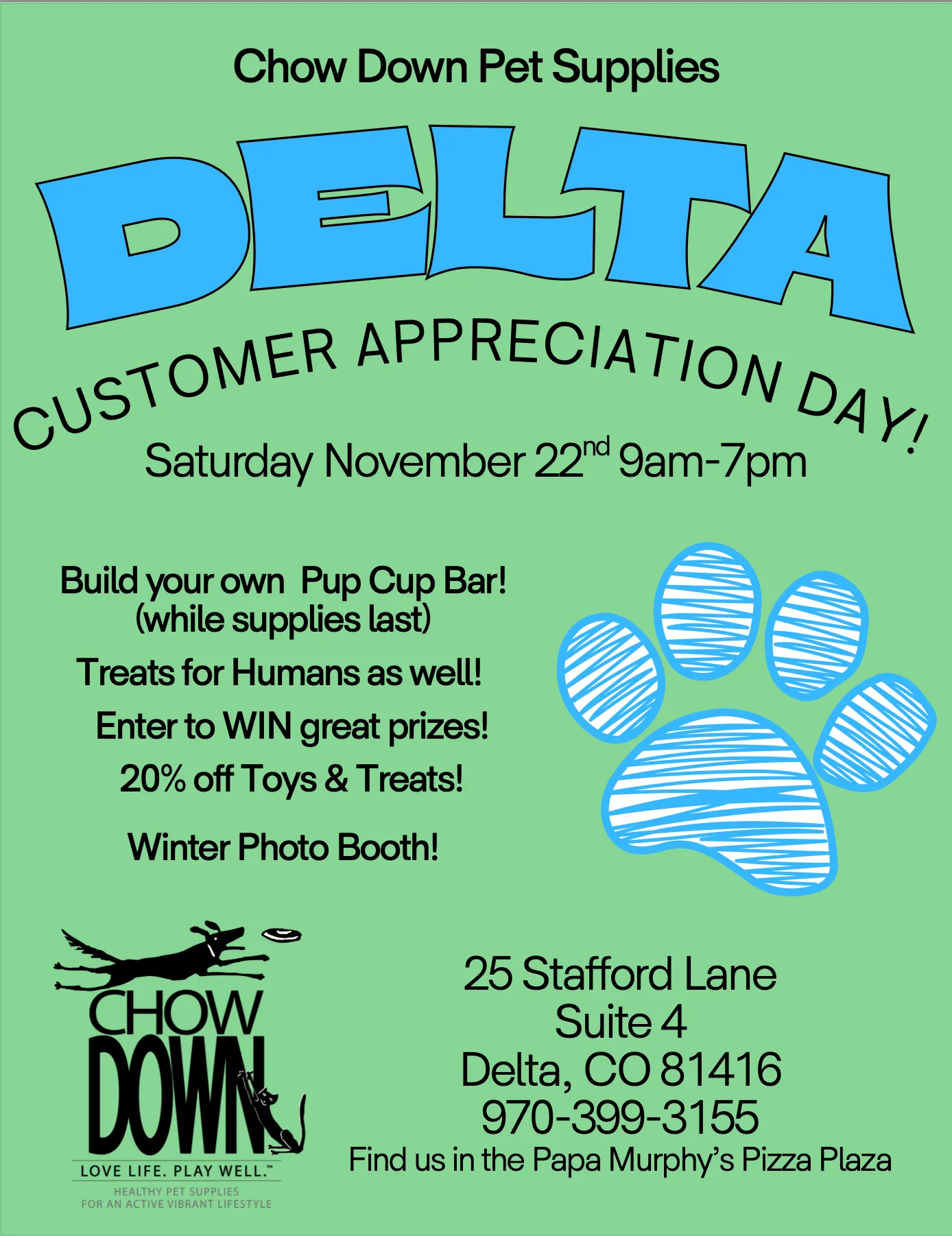 Image of Local Pet Event Delta Customer Appreciation Day Nearby