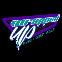 Wrapped Up Graphics Logo