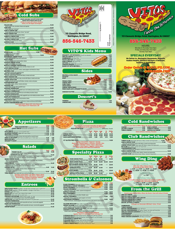 Images Vito's Pizza 'N Sub Shop