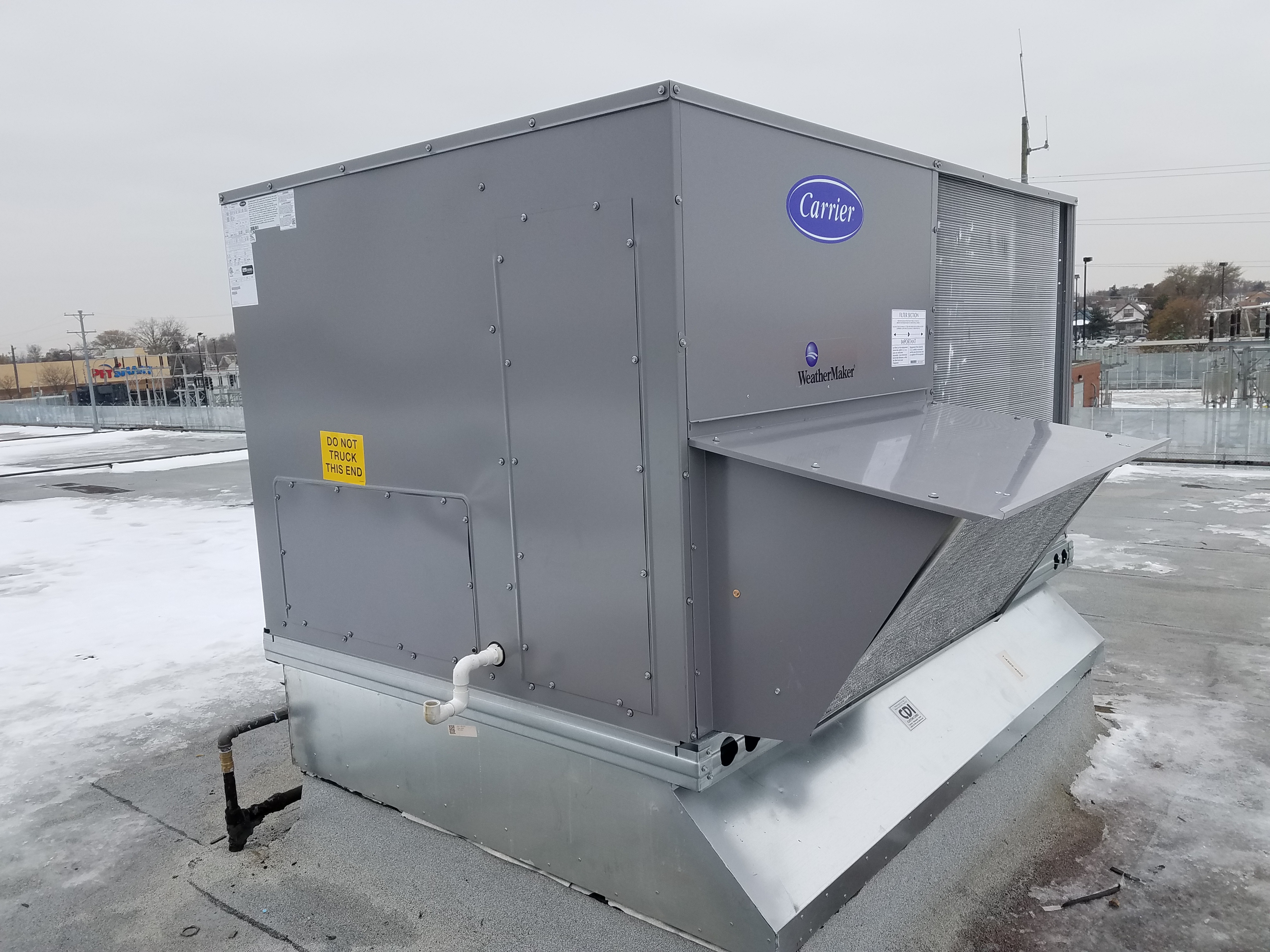 Carrier Rooftop Unit Installation