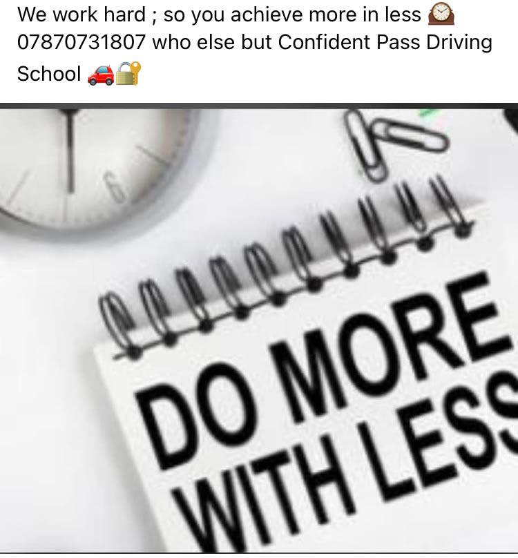 Confident Pass Driving School Watford 07870 731807