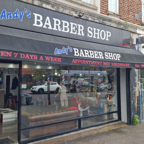 Andy's Barber Shop Logo