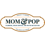 Mom and Pop Plumbing & Drain Service Logo