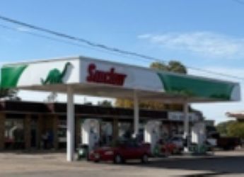 Sinclair Gas Station Fueling Island 