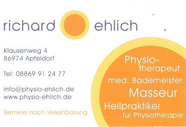 Bilder Praxis für Physiotherapie Richard Ehlich
