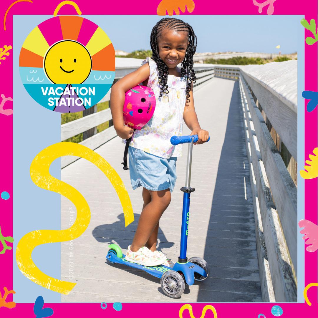 We're your Vacation Station: stop in for boredom busters, outdoor toys for hours of entertainment!
