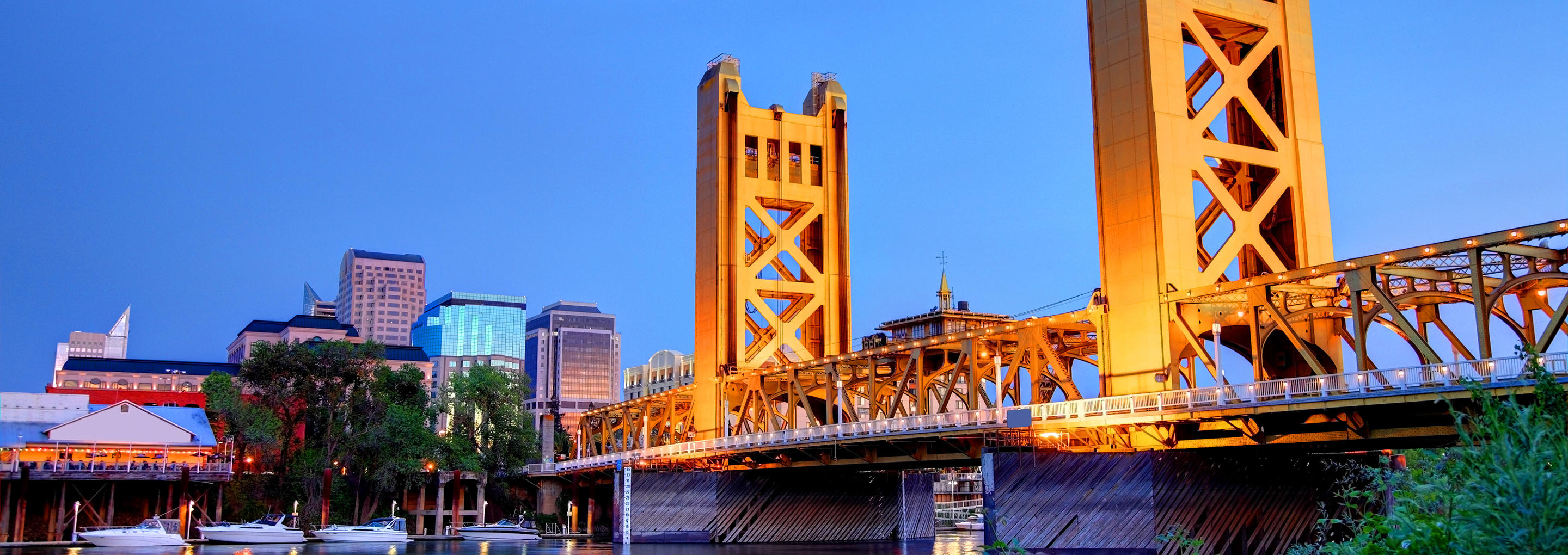 Bridge in downtown Sacramento California