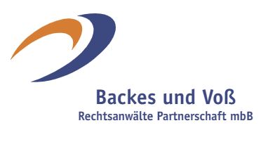 Logo Backes & Voß Rechtsanwälte