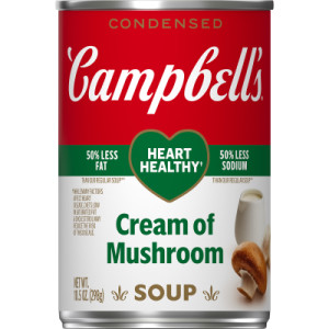 Campbell's® Condensed Healthy Request® Cream of Mushroom Soup, 10.5 Ounce Can featured image