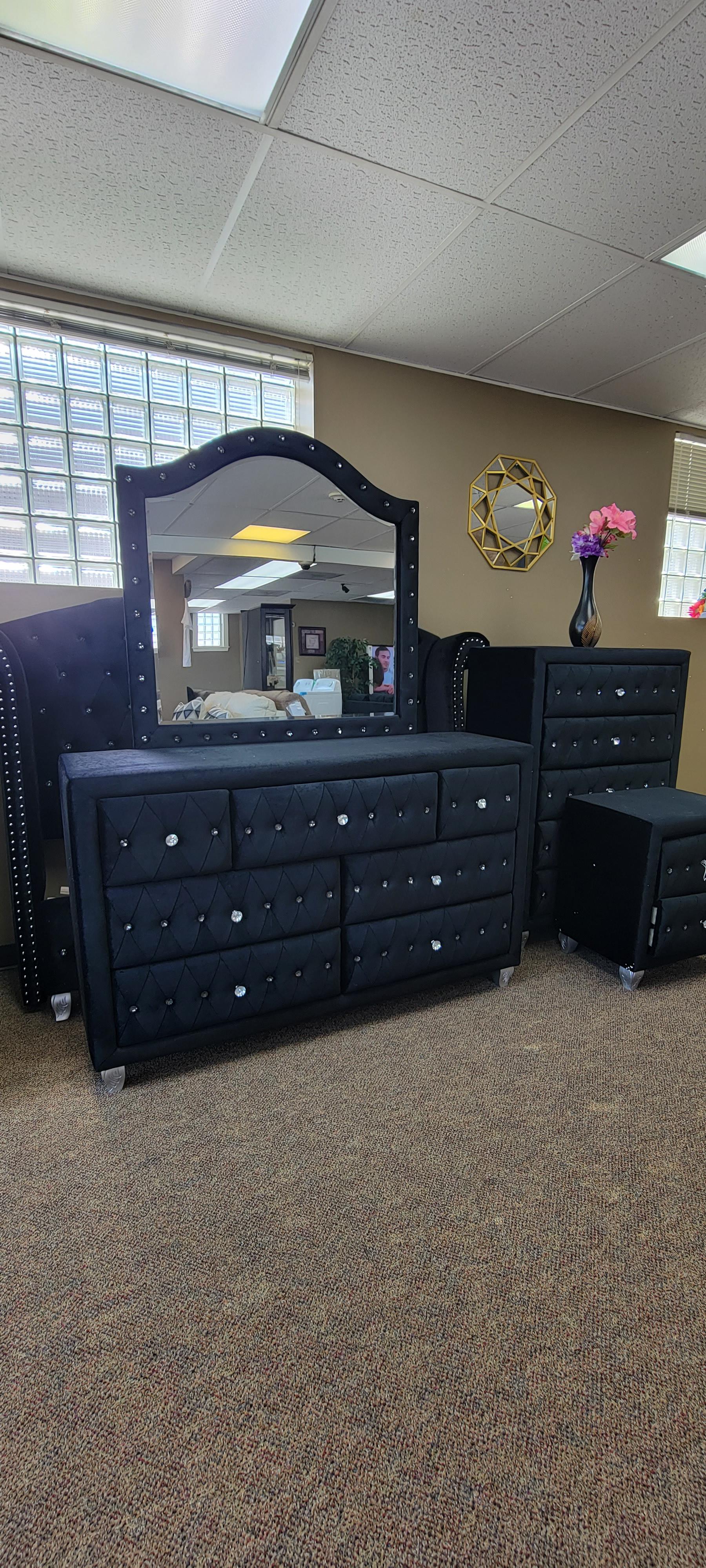 Plush and stylish bed room set just right for that kingdom
