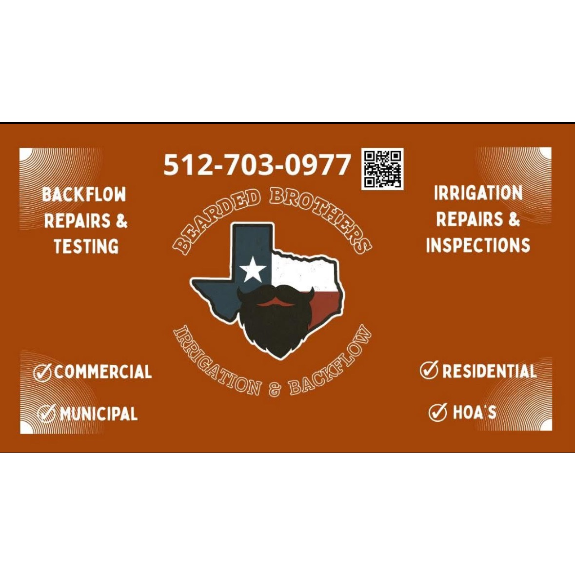 Bearded Brothers Irrigation &amp; Backflow Logo