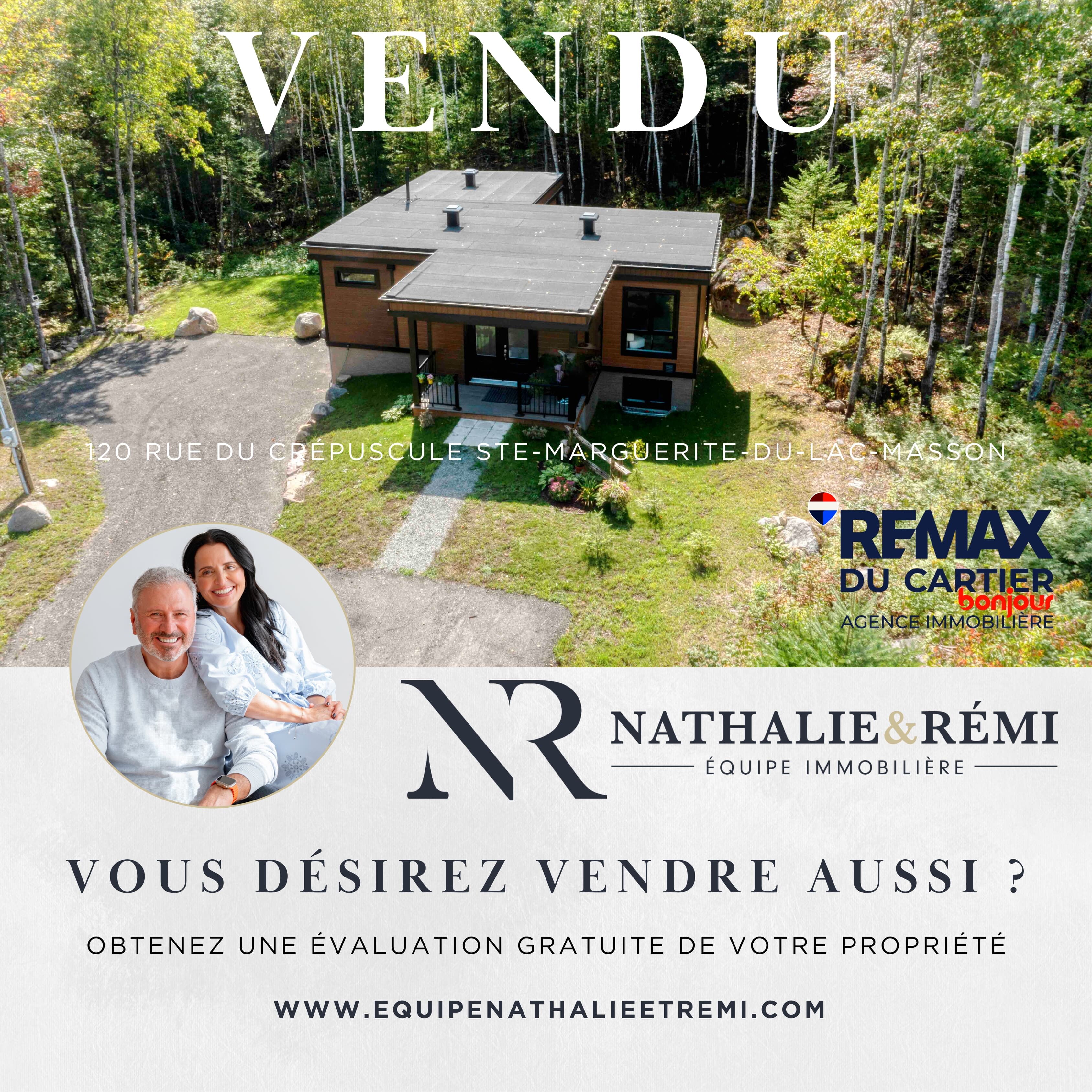 Images Nathalie & Rémi Équipe Immobilière RE/MAX DU CARTIER BONJOUR - Courtier immobilier Saint-Sauveur