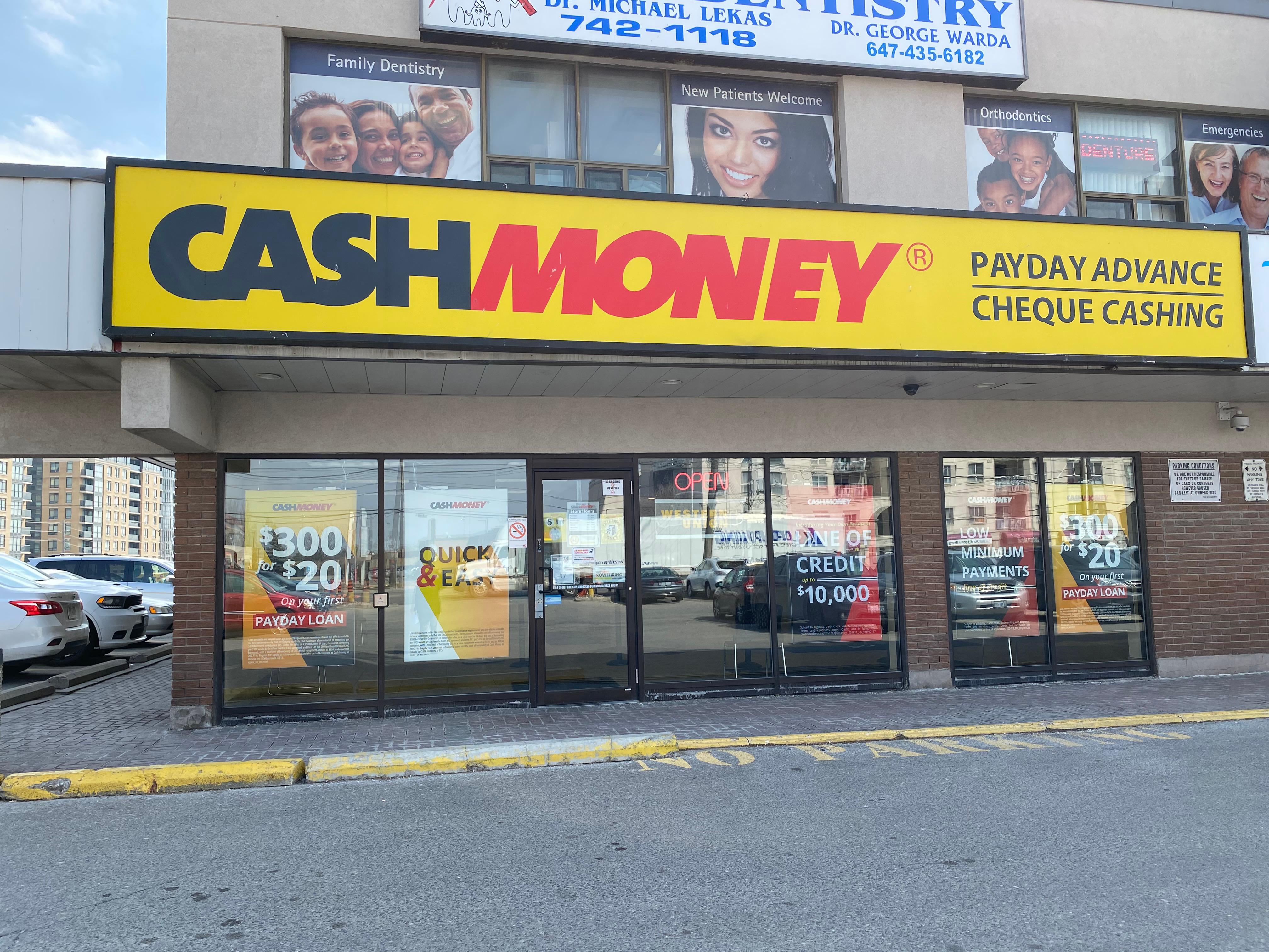 Cash Money store at 2363 Finch Ave W
Toronto, ON M9M 2W8 Cash Money Toronto (416)744-6911