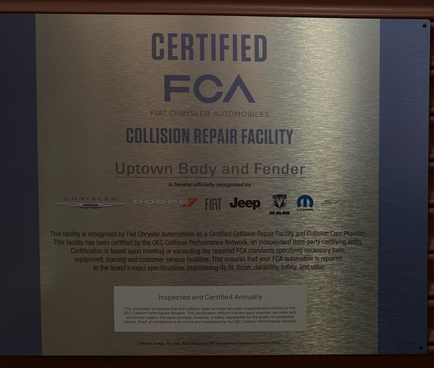 Images Uptown Body & Fender - Auto Body Shop and Collision Repair in Oakland
