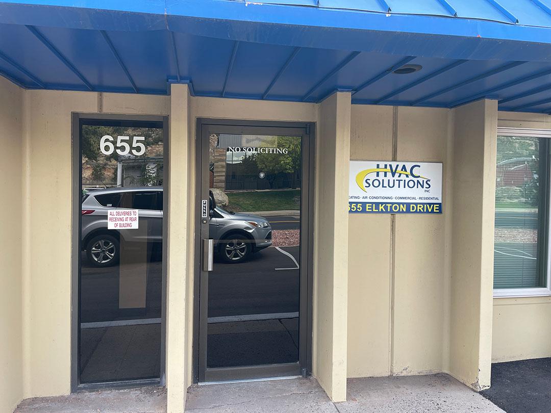 HVAC Solutions Main Door Close