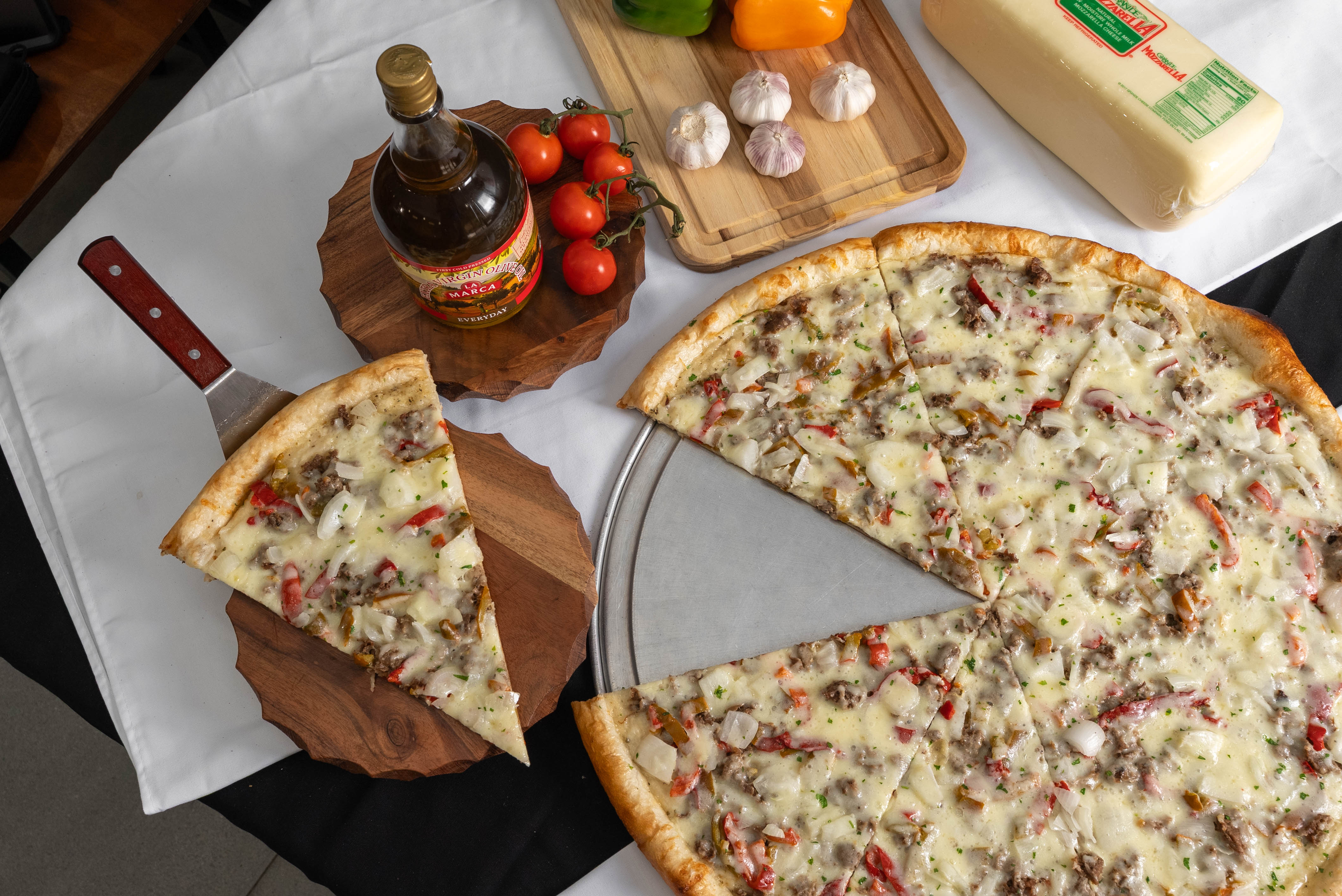 Philly Cheesesteak Pizza 