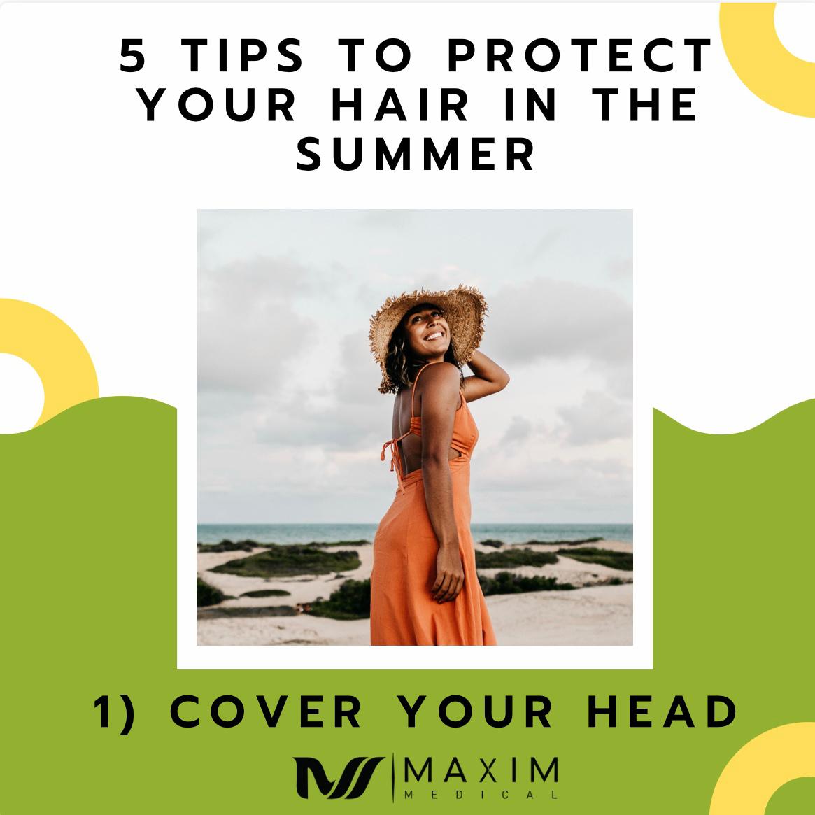 5 Tips To Protect Your Hair In The Summer

1. Cover Your Head
One of the easiest ways to protect your hair and scalp from sun damage is to wear a hat when long exposure to the sun is expected. If you are concerned about the potential of losing your hair from wearing hats, you can put your worries to rest. It is a myth that wearing a hat and losing hair are correlated. This myth is commonly believed because of the general knowledge that heat and pressure can restrict blood to the hair follicles.

Full article on our website: