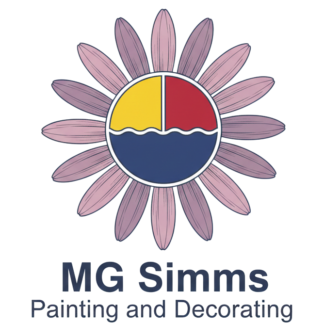 mg simms painting and decorating Logo