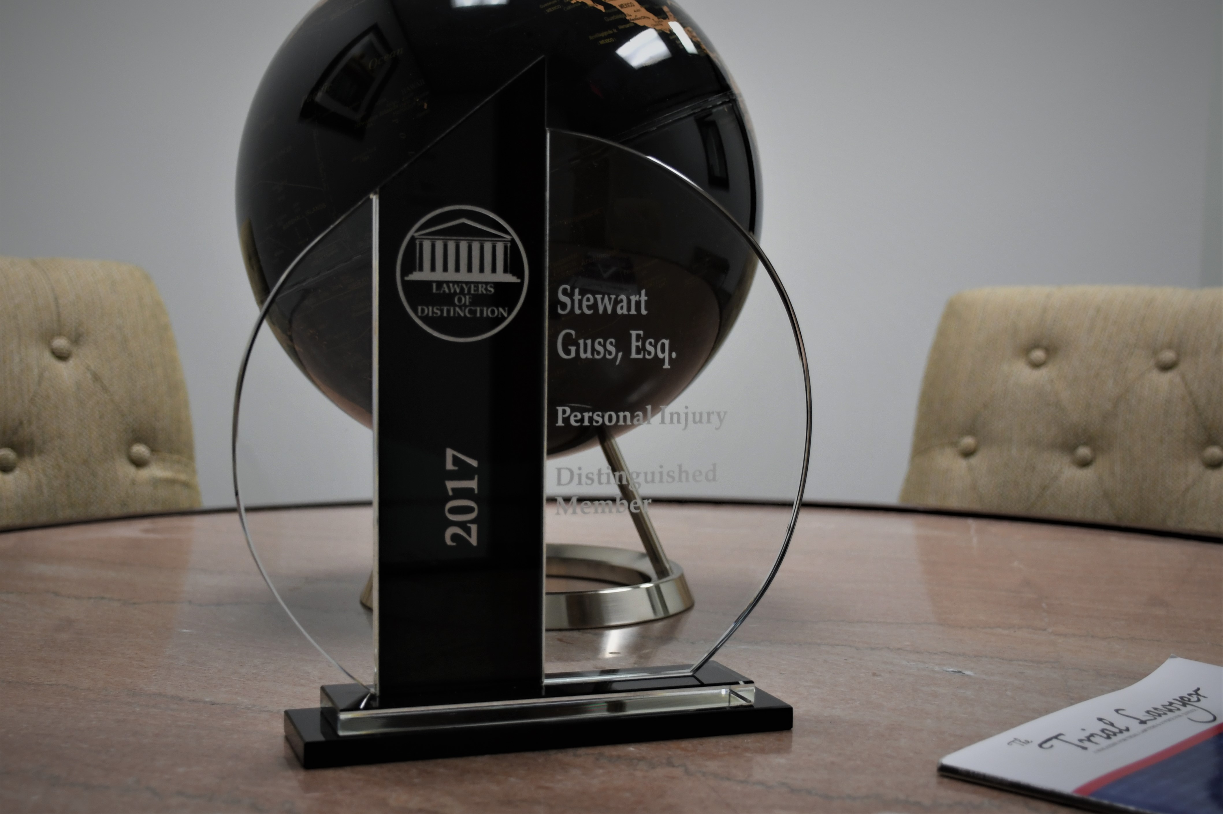 Stewart J. Guss, Injury Accident Lawyers was founded by award-winning lawyer, Stewart Guss, Esq.
