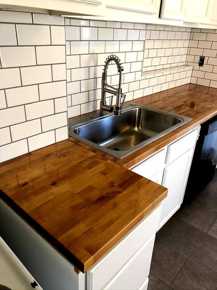 Newly remodeled kitchen