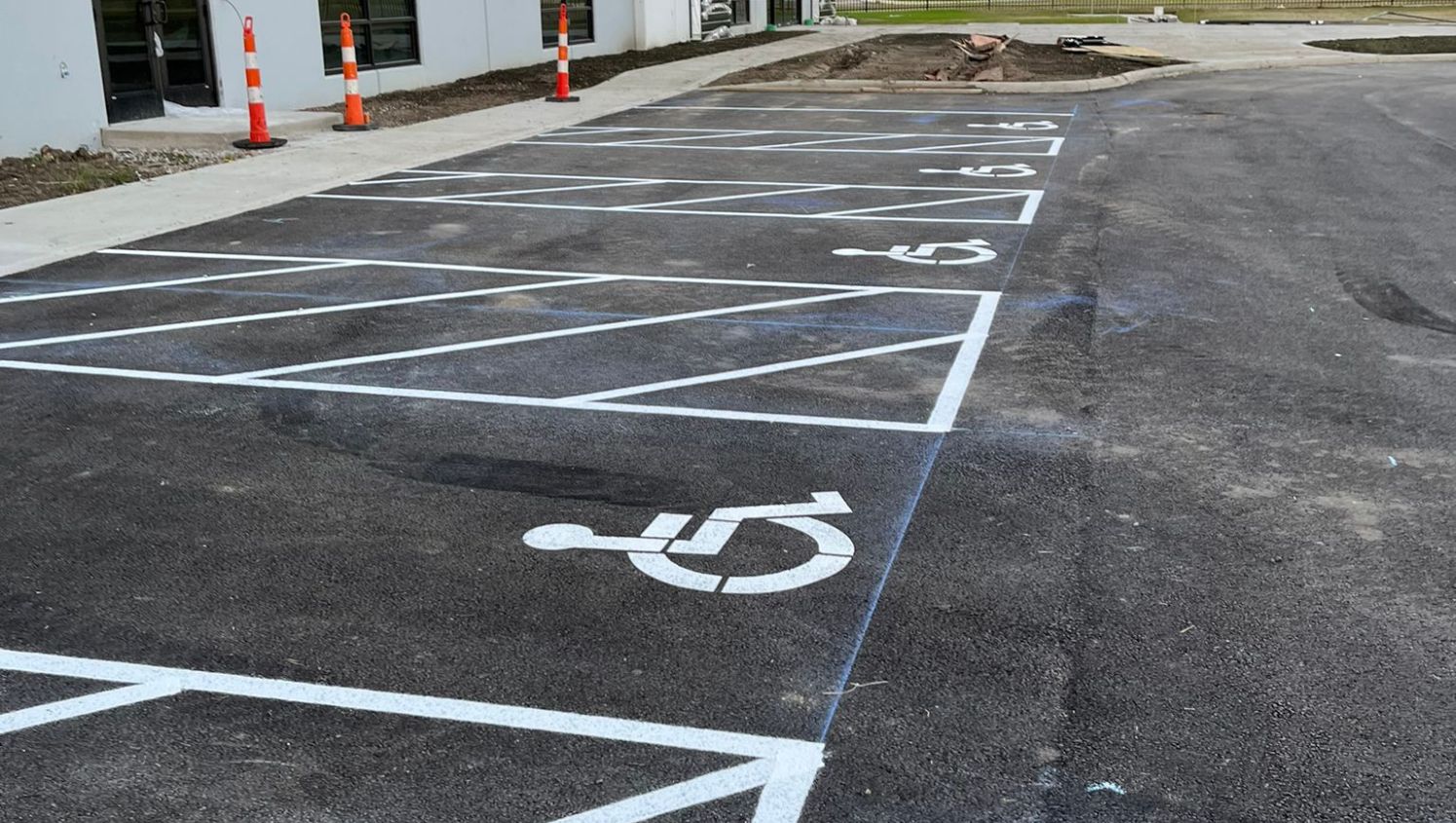 G-FORCE Parking Lot Striping of Columbus Image