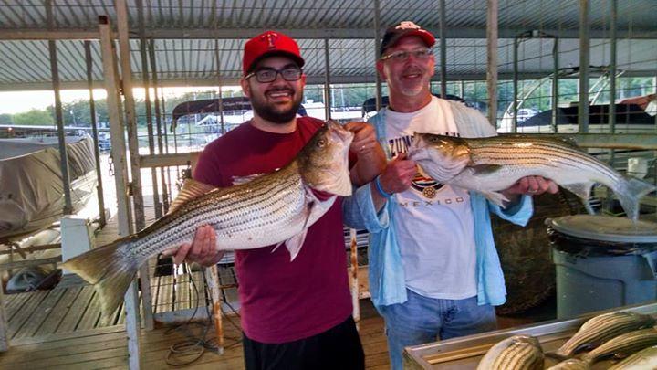 Capt Steve Barnes Lake Texoma Striper Fishing Guide Photo