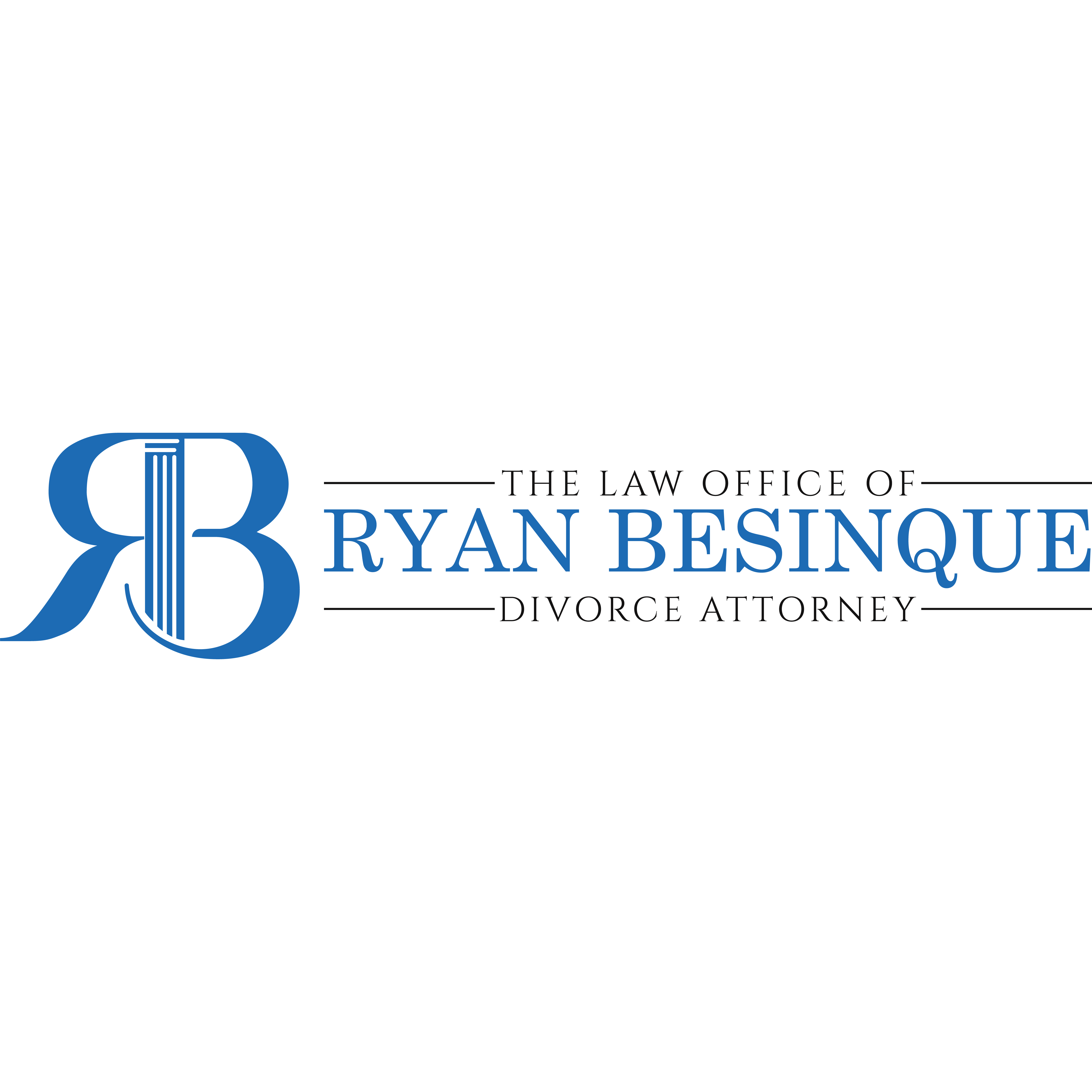 The Law Office of Ryan Besinque | Divorce Attorney and Family Law Firm | Prenuptial Agreements - Man Logo
