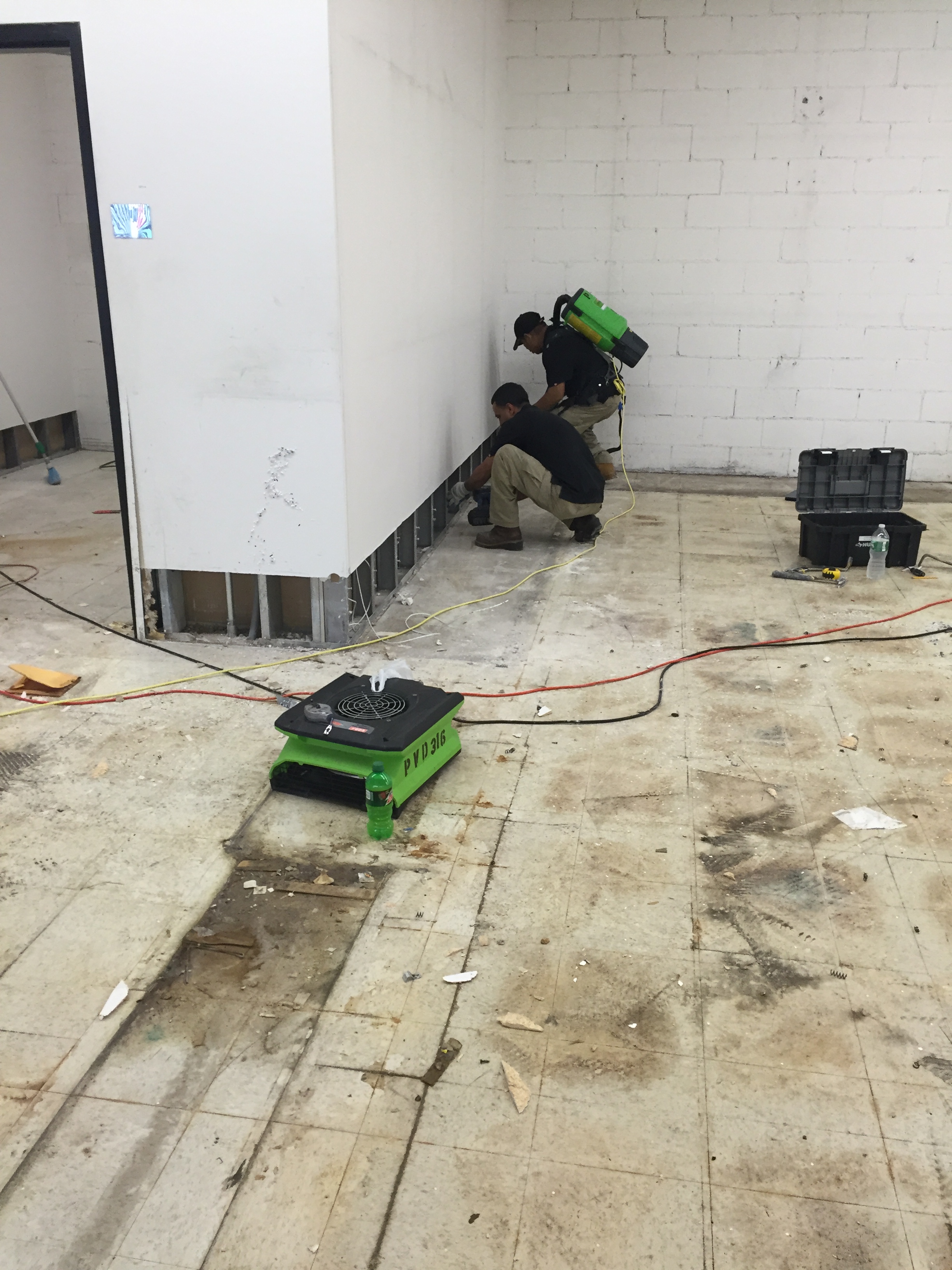 SERVPRO in action!