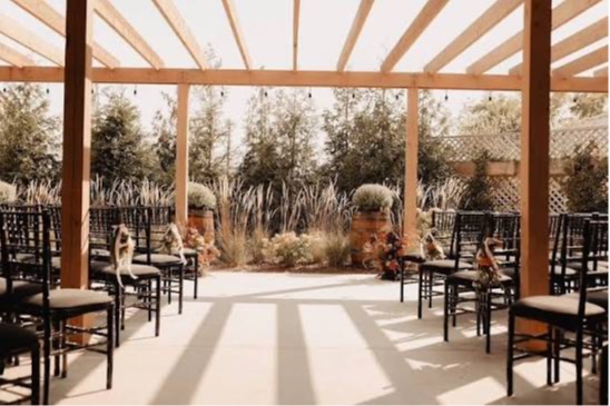 Outdoor wedding venue