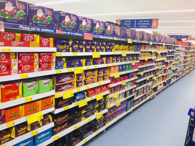 B&M's new Hitchin store boasts a huge selection of Christmas and seasonal confectionery, from selection boxes and advent calendars, to biscuit selections.