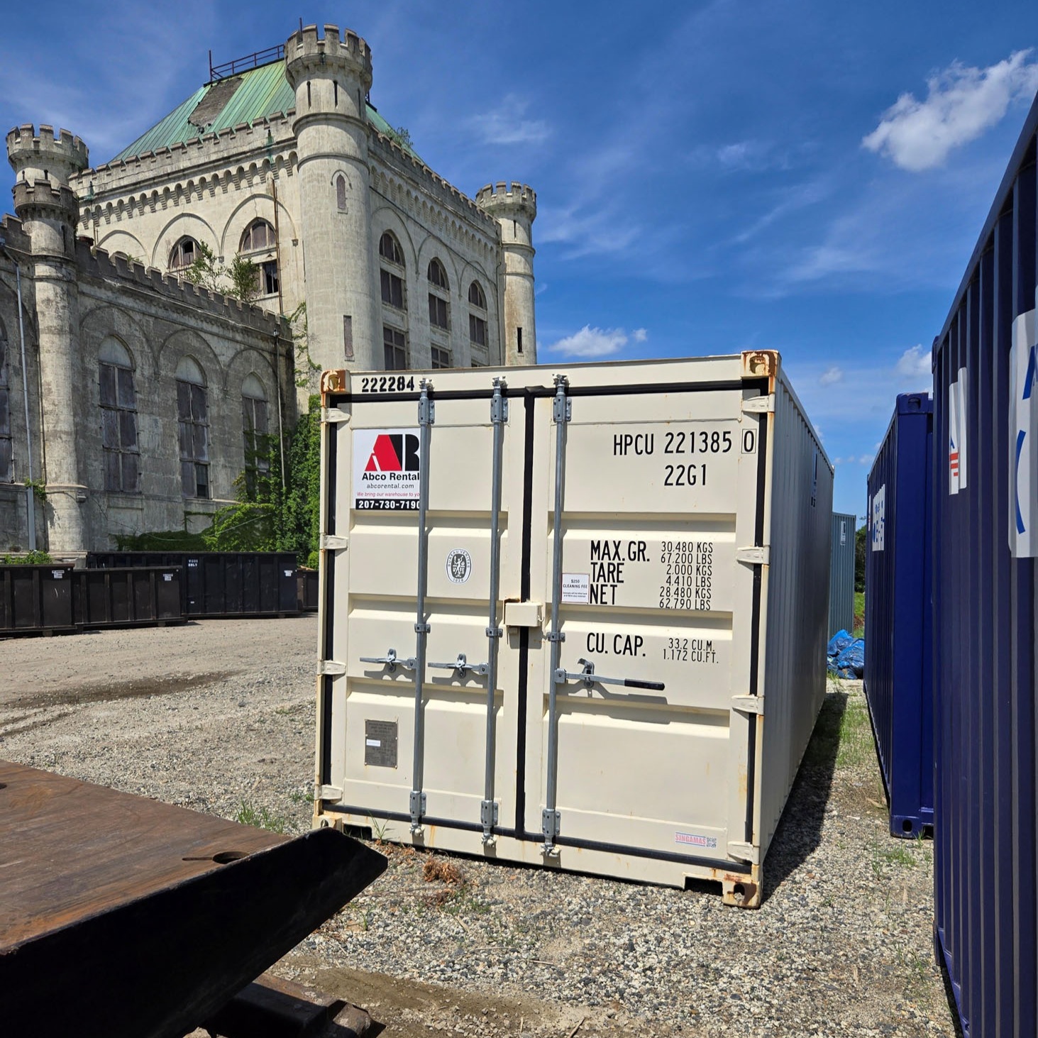 Abco Rental & Storage, Inc. successfully completed a milestone pickup of a 20-foot mobile storage co 